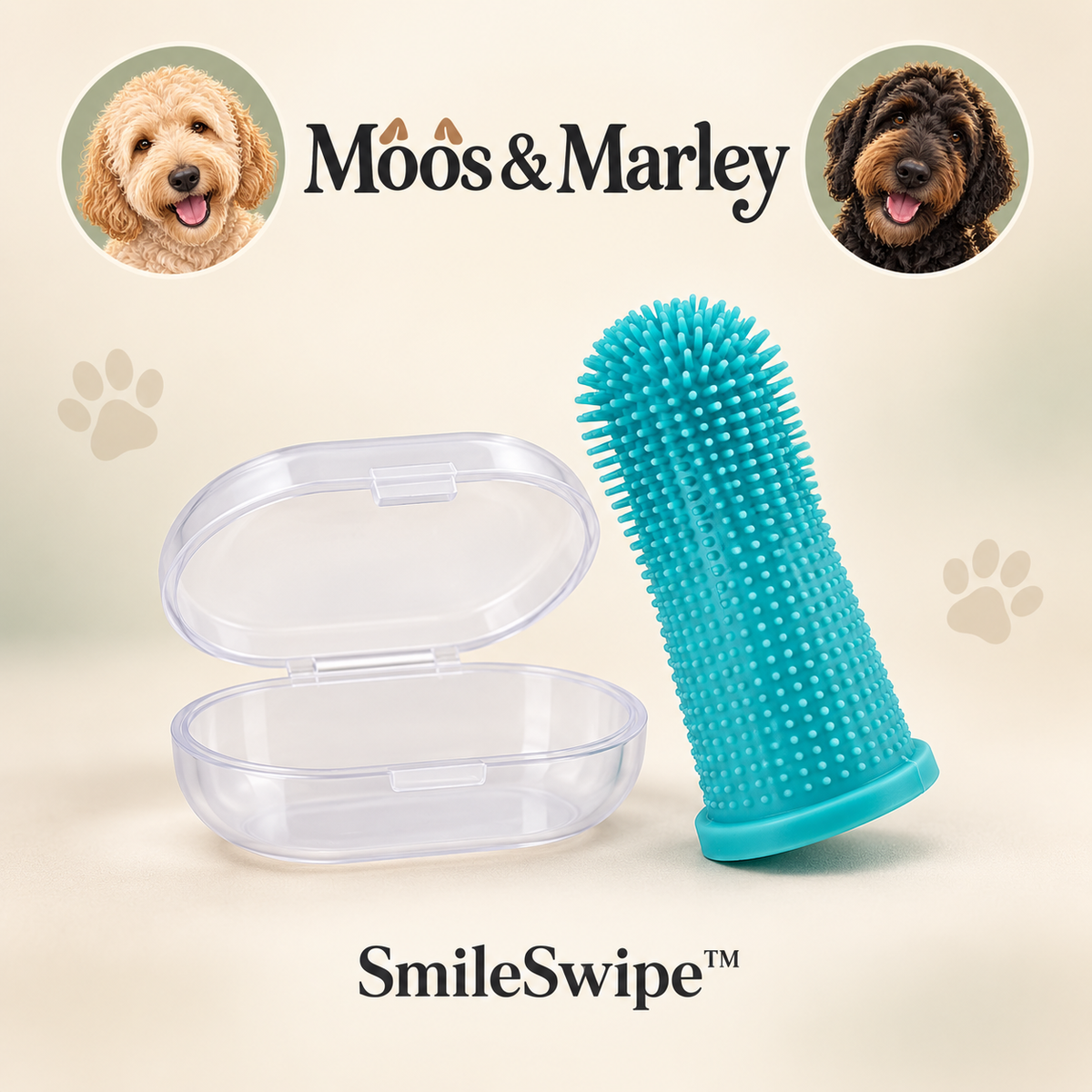 Moos & Marley SmileSwipe™ – Silicone Finger Toothbrush