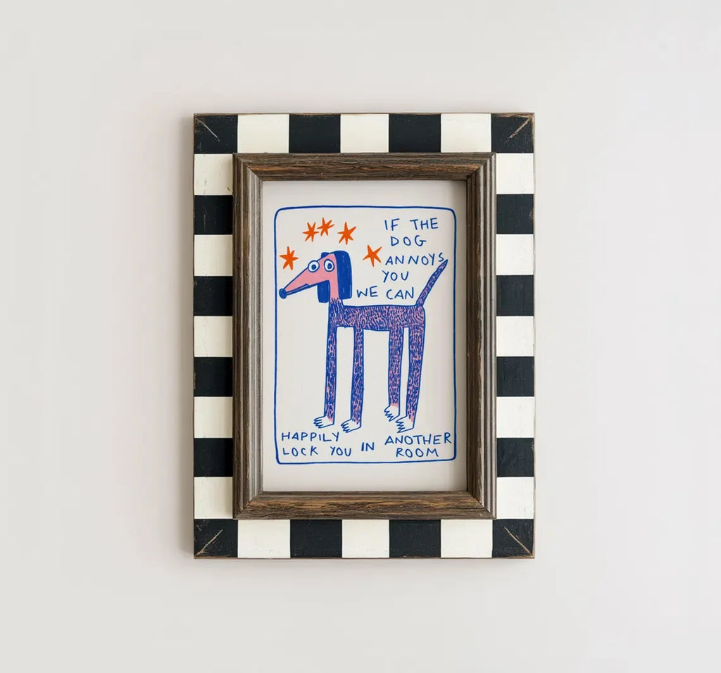 Moos & Marley “The Dog Comes First” Wall Print