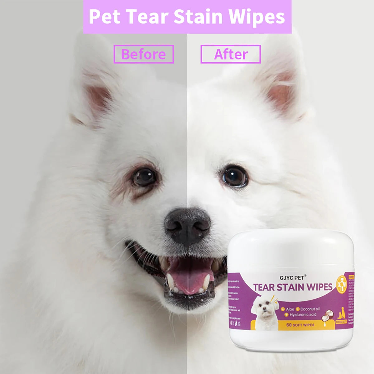 Moos & Marley™ Gentle Eye Wipes for Dogs
